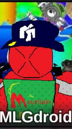 ai character: MLGDroid background