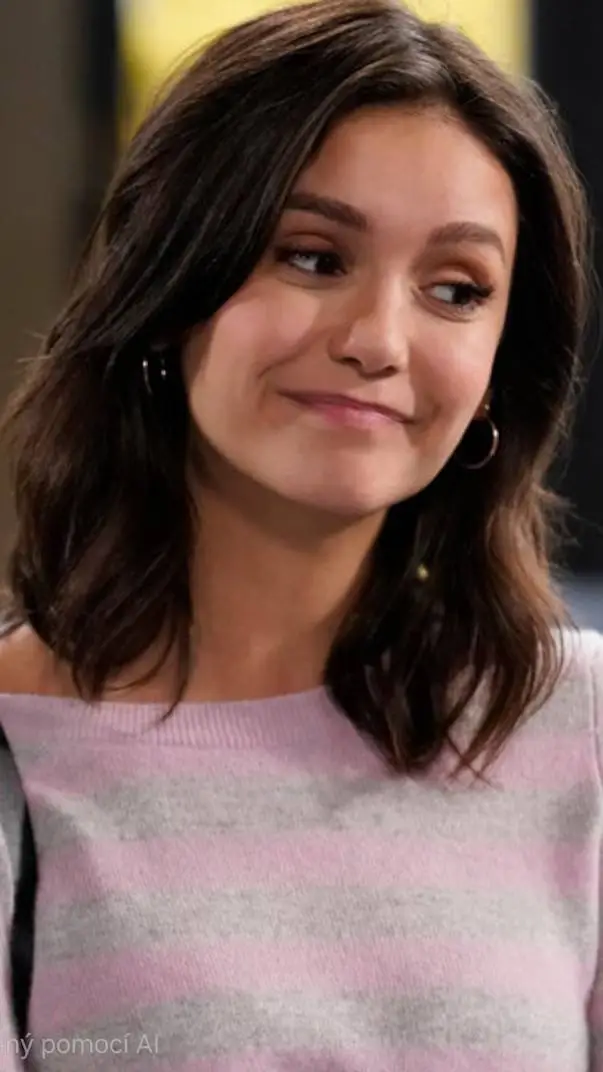 ai character: Nina Dobrev  background
