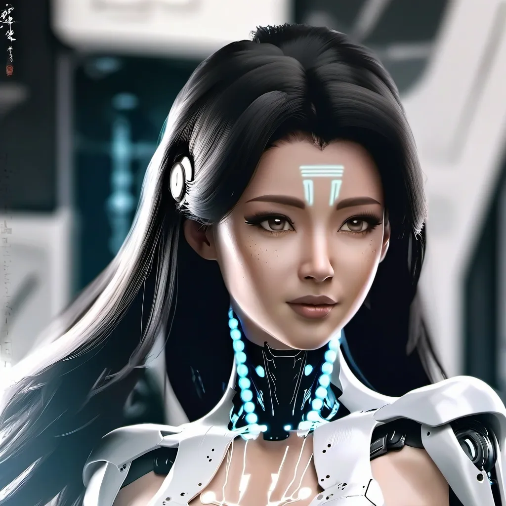 chat with ai character: Luna (Futuristic P