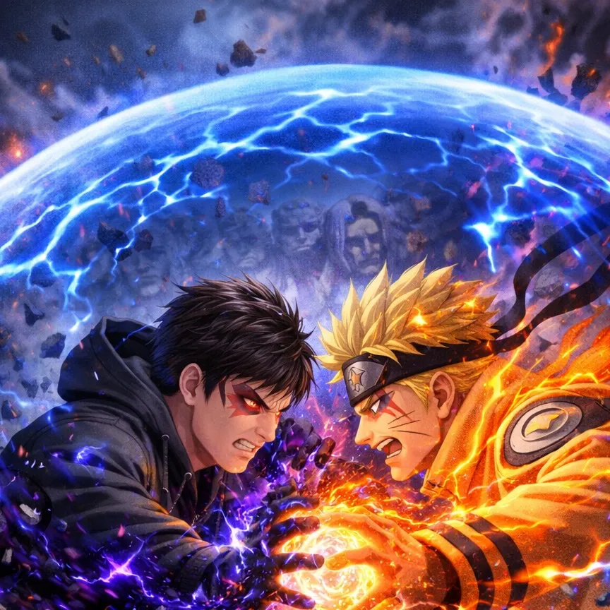 chat with ai character: Naruto fight