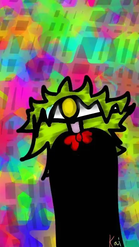 ai character: weirdkidcore rp🙃💙💜 background