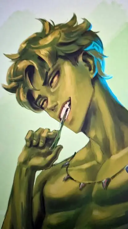 ai character: the Grinch Ua background