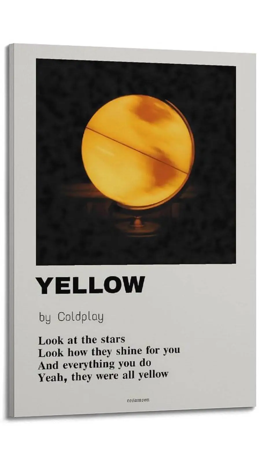 ai character: Yellow (Coldplay) background