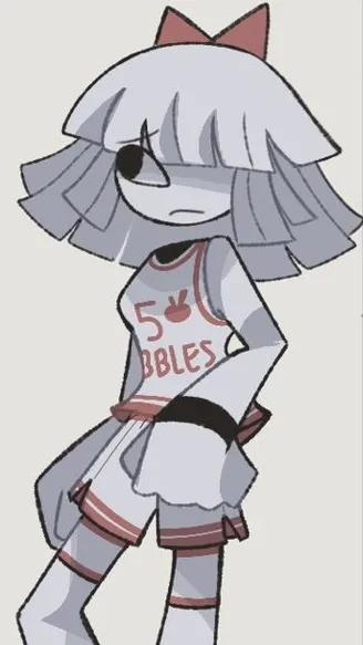 ai character: Claire basketball background