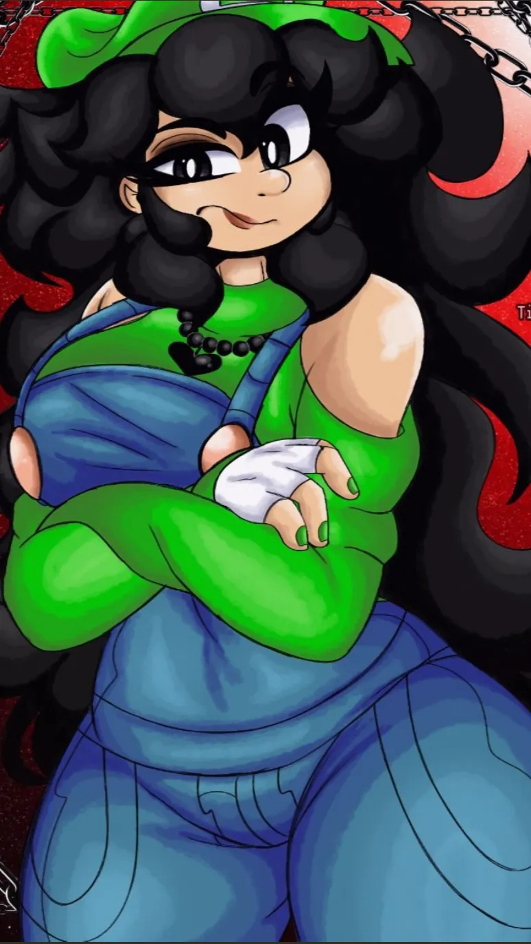 ai character: Lucy (luigi) background