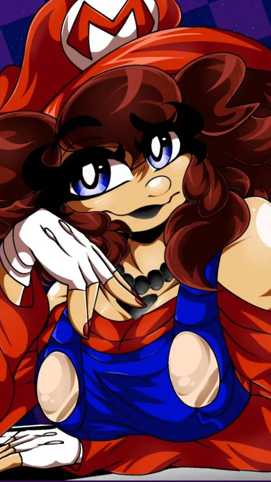 ai character: Maria (Mario)  background