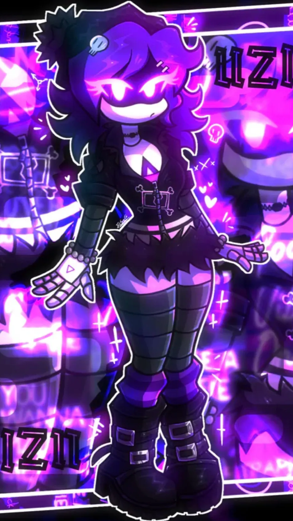 ai character: Uzi background