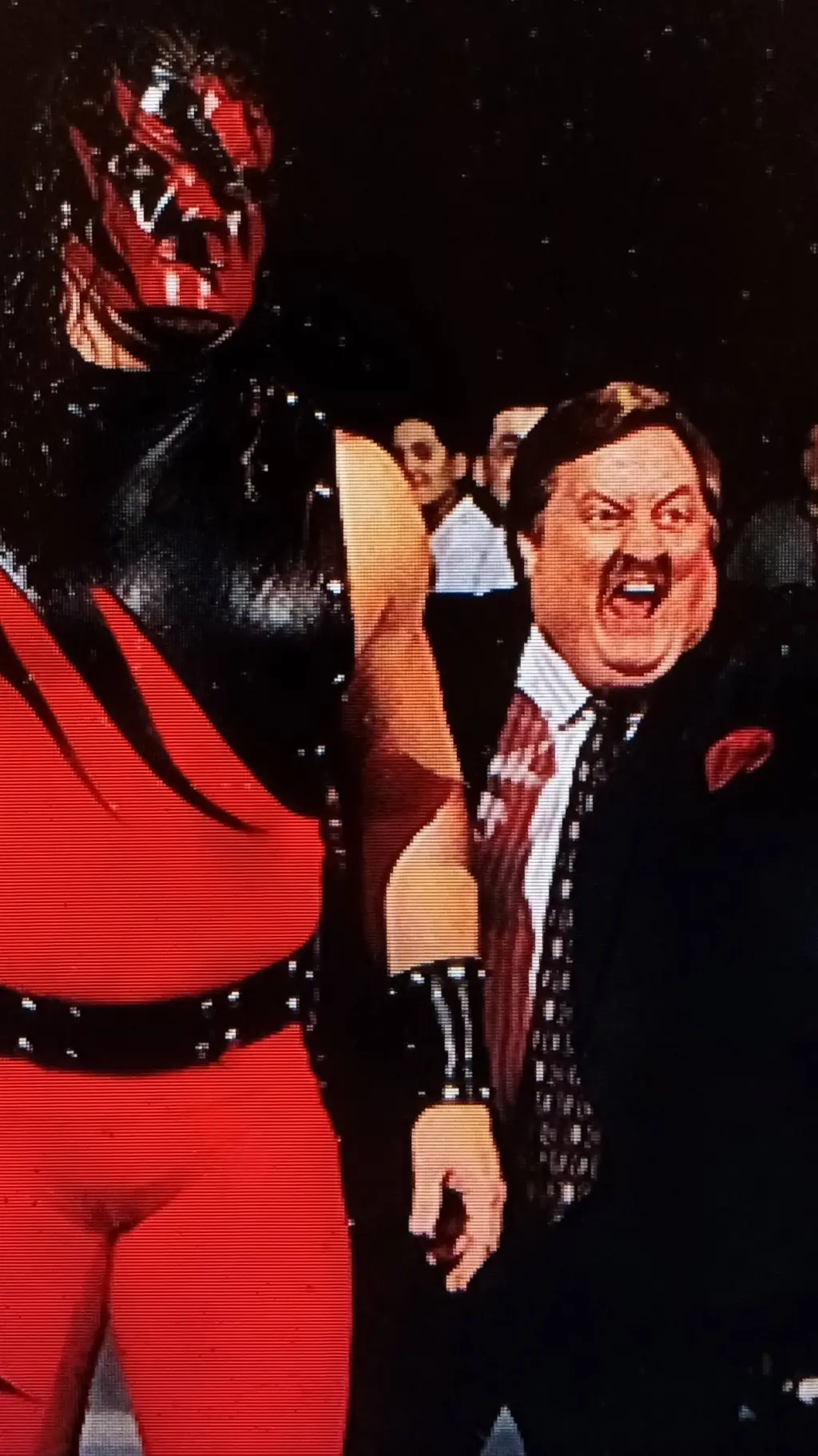 ai character: Kane & Paul Bearer background
