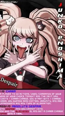 ai character: Danganronpa React  background