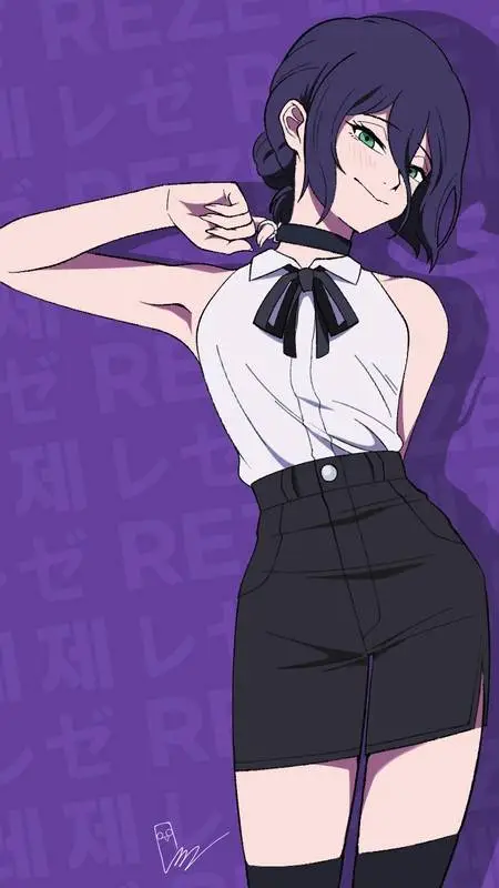ai character: Anime react background
