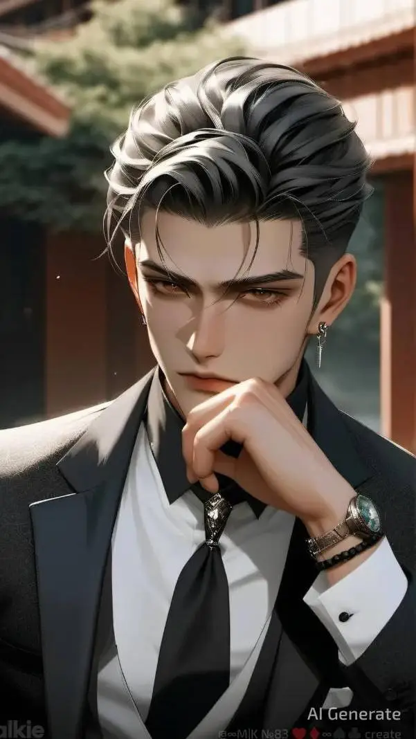 ai character: Ash  background