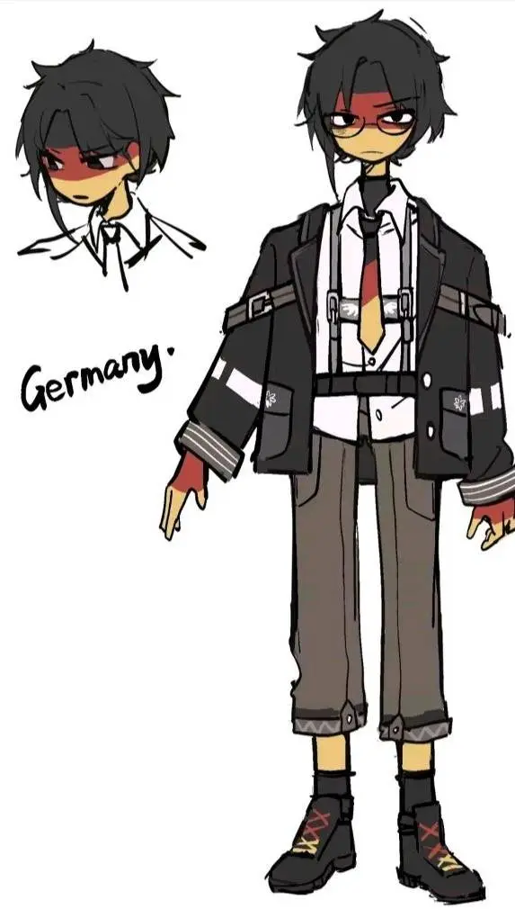 ai character: Germany  background