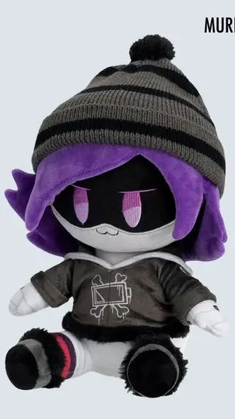ai character: Uzi plush background