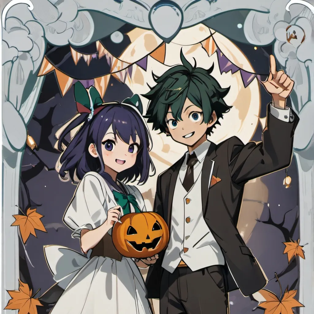 chat with ai character: Mha Halloween 