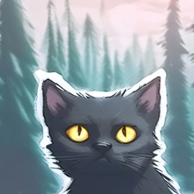 chat with ai character: black cat dntdch