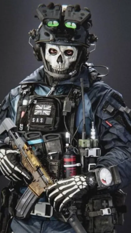 ai character: Ghost background