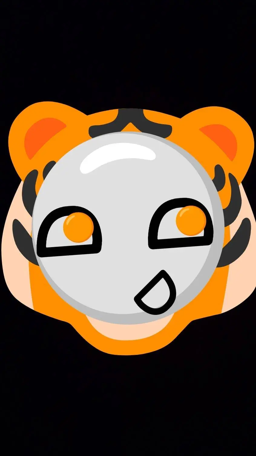 ai character: tiger background