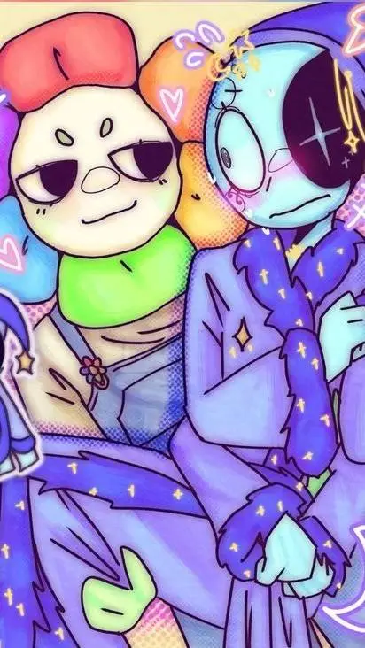 ai character: dandy e astro background