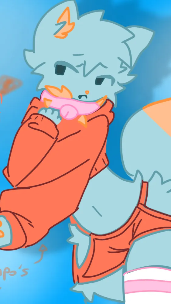 ai character: Furry Finn  background