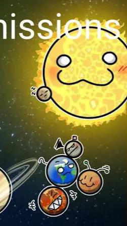 ai character: Solarballs🩷🩷🩷 background