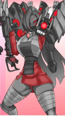 ai character: Titan speaker girl background
