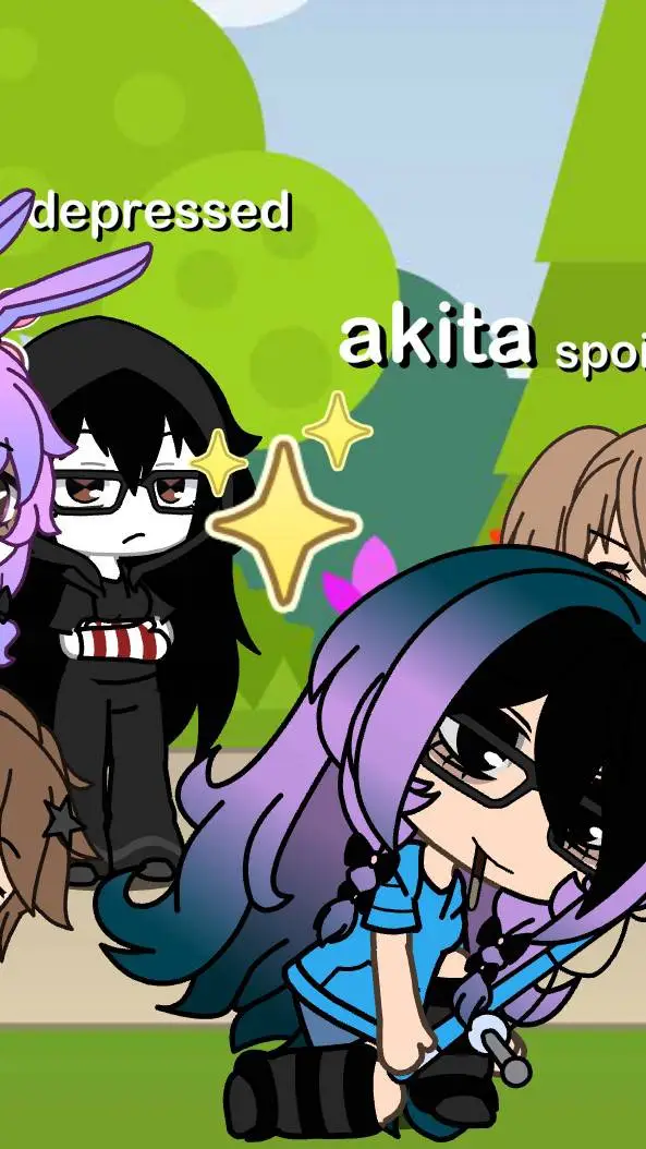 ai character: my gacha ocs background