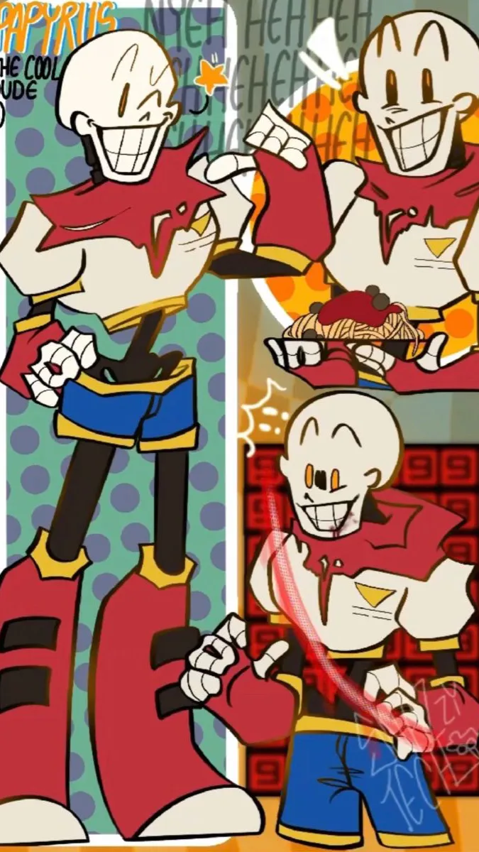 ai character: Papyrus background
