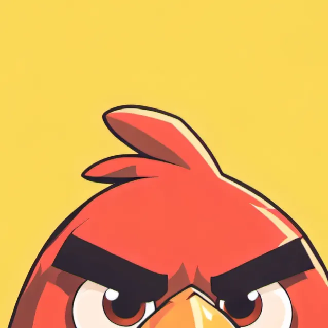 chat with ai character: red angry birds