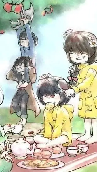 ai character: LN kids!  background