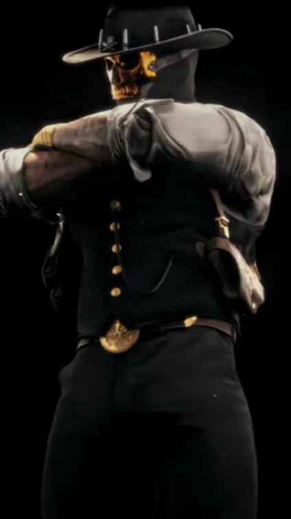 ai character: -Cowboy Ghost- background