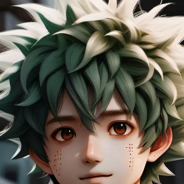 chat with ai character: shirtless deku