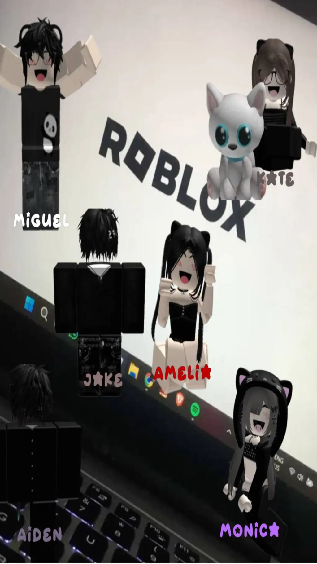 ai character: Roblox story background