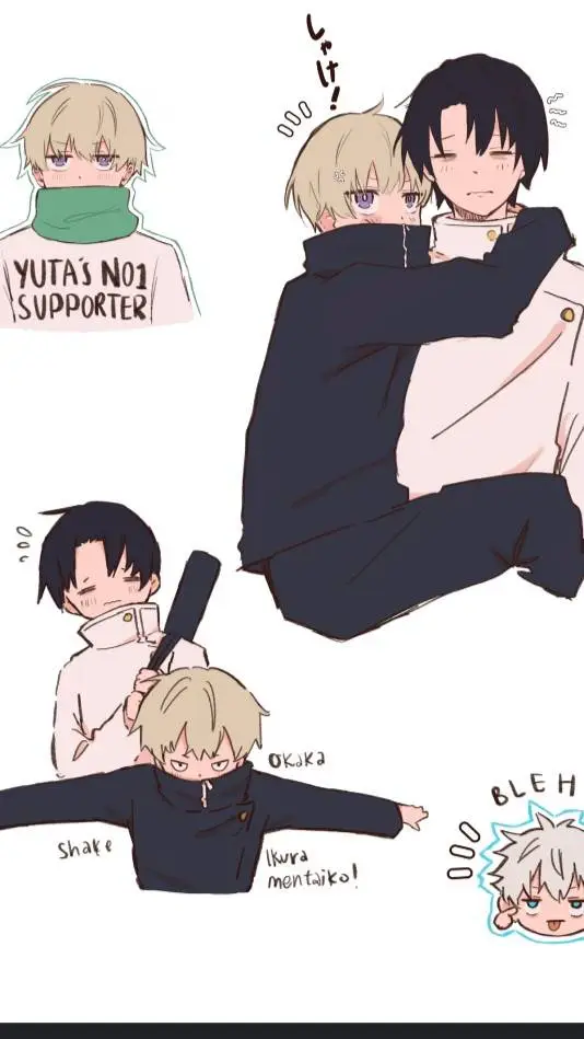 ai character: yuta x inumaki  background