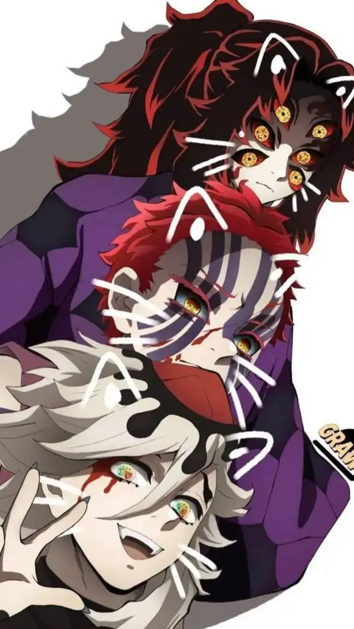 ai character: douma x akaza  background