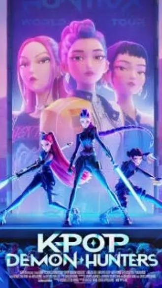 ai character: Kpop demon hunters background