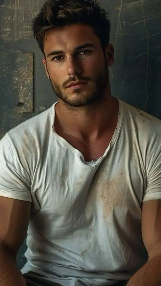 ai character: Gray background