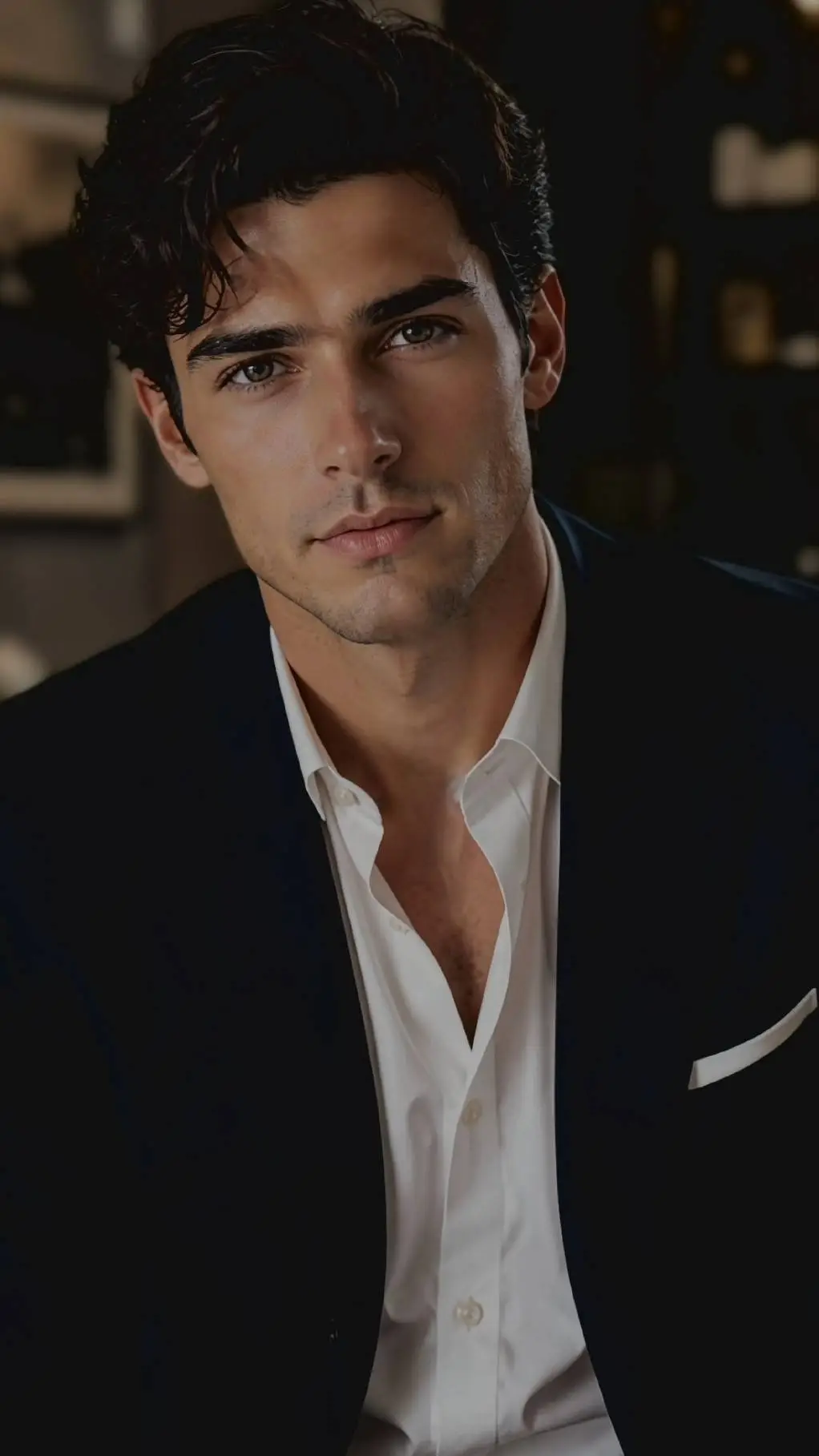 ai character: Arian Corvino  background