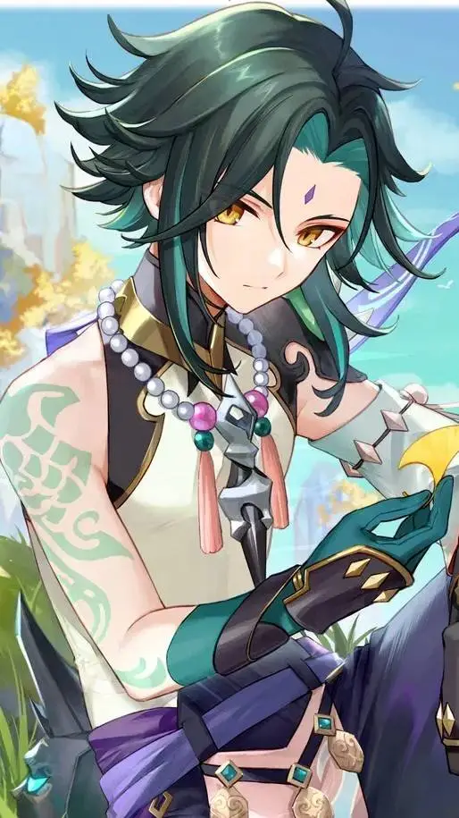 ai character: liyue genshin background