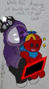 ai character: C00lkidd&noli background