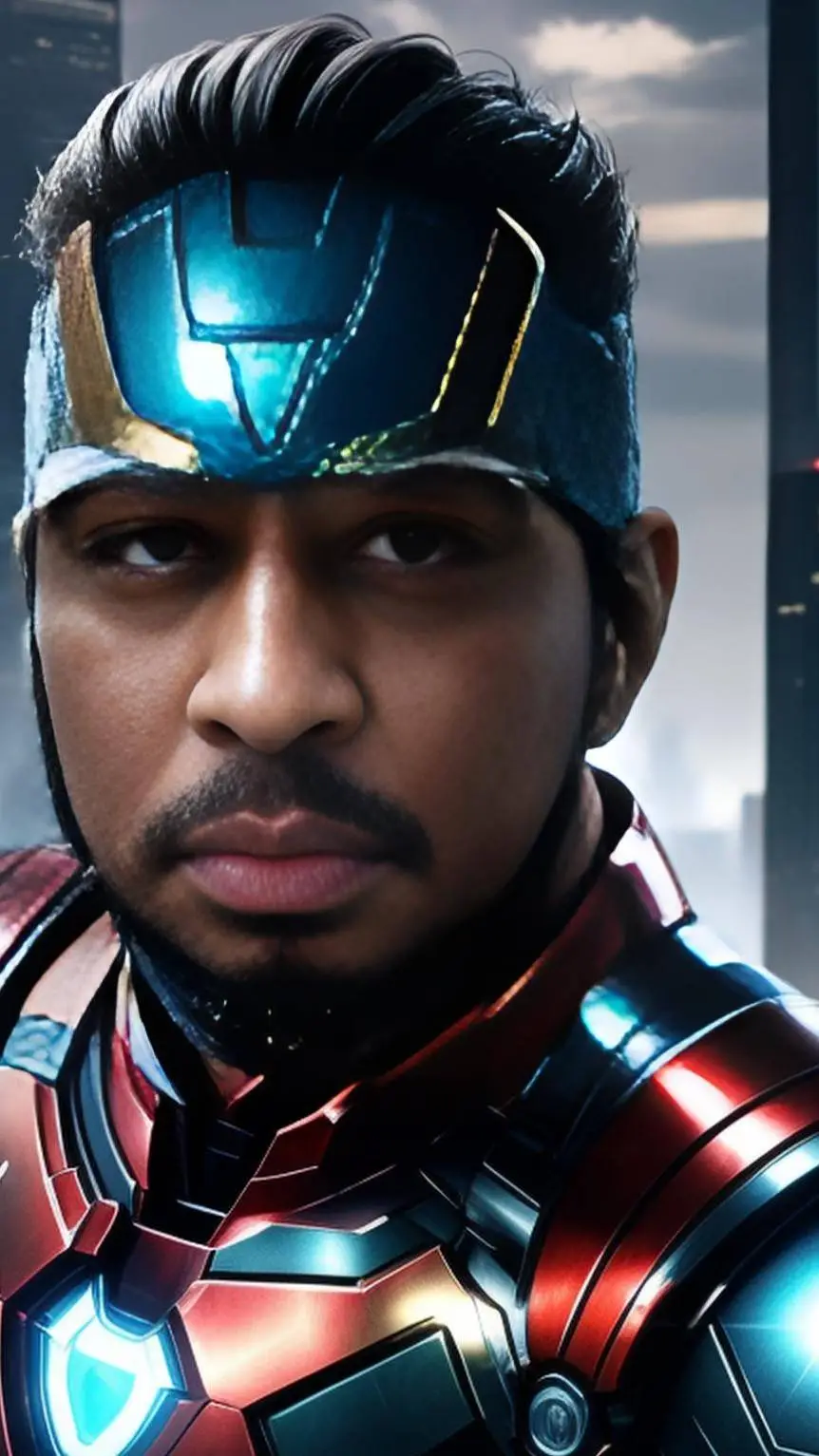 ai character: the new ironman background