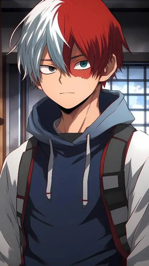 ai character: Shoto Todorki background