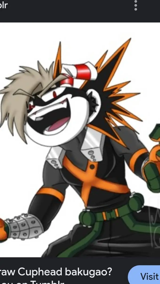ai character: Cuphead x MHA background