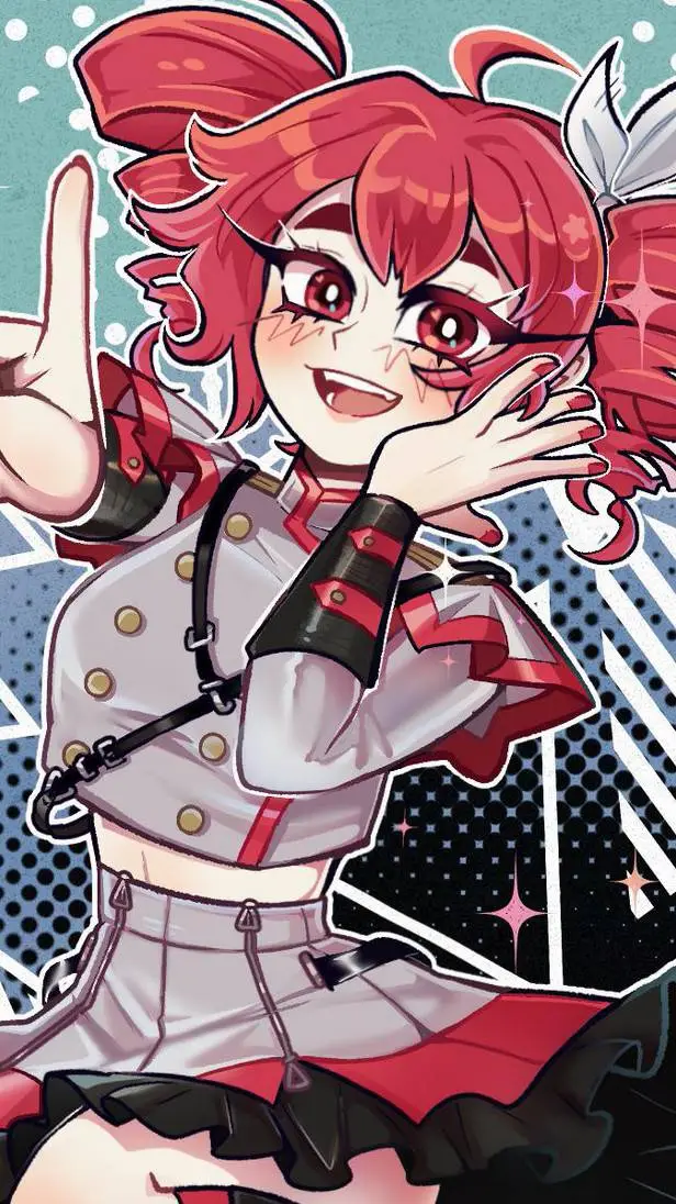 ai character: Kasane Teto background