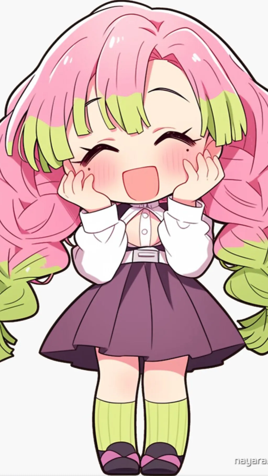 ai character: Mitsuri Kanroji background