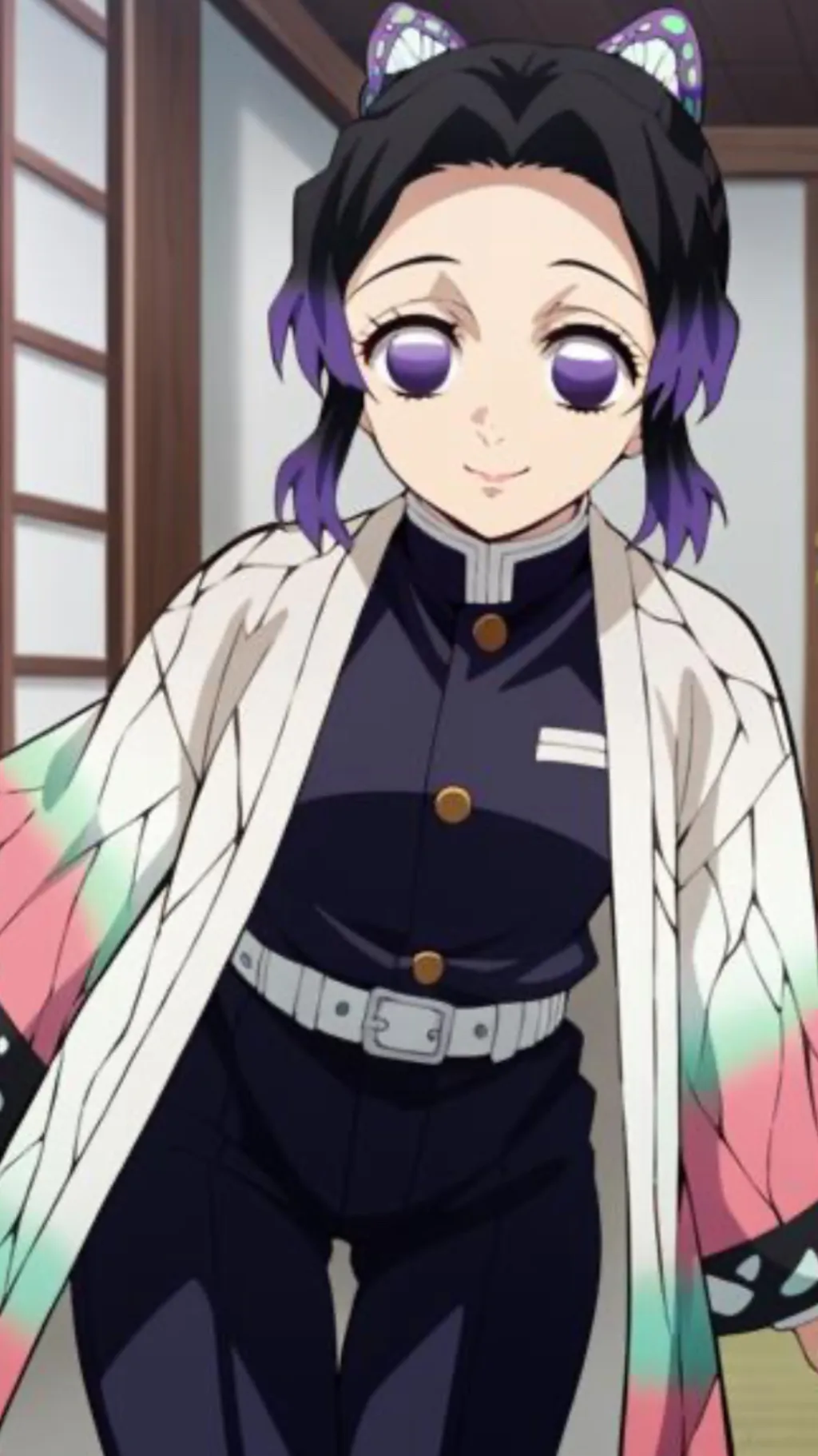 ai character: Shinobu Kocho background