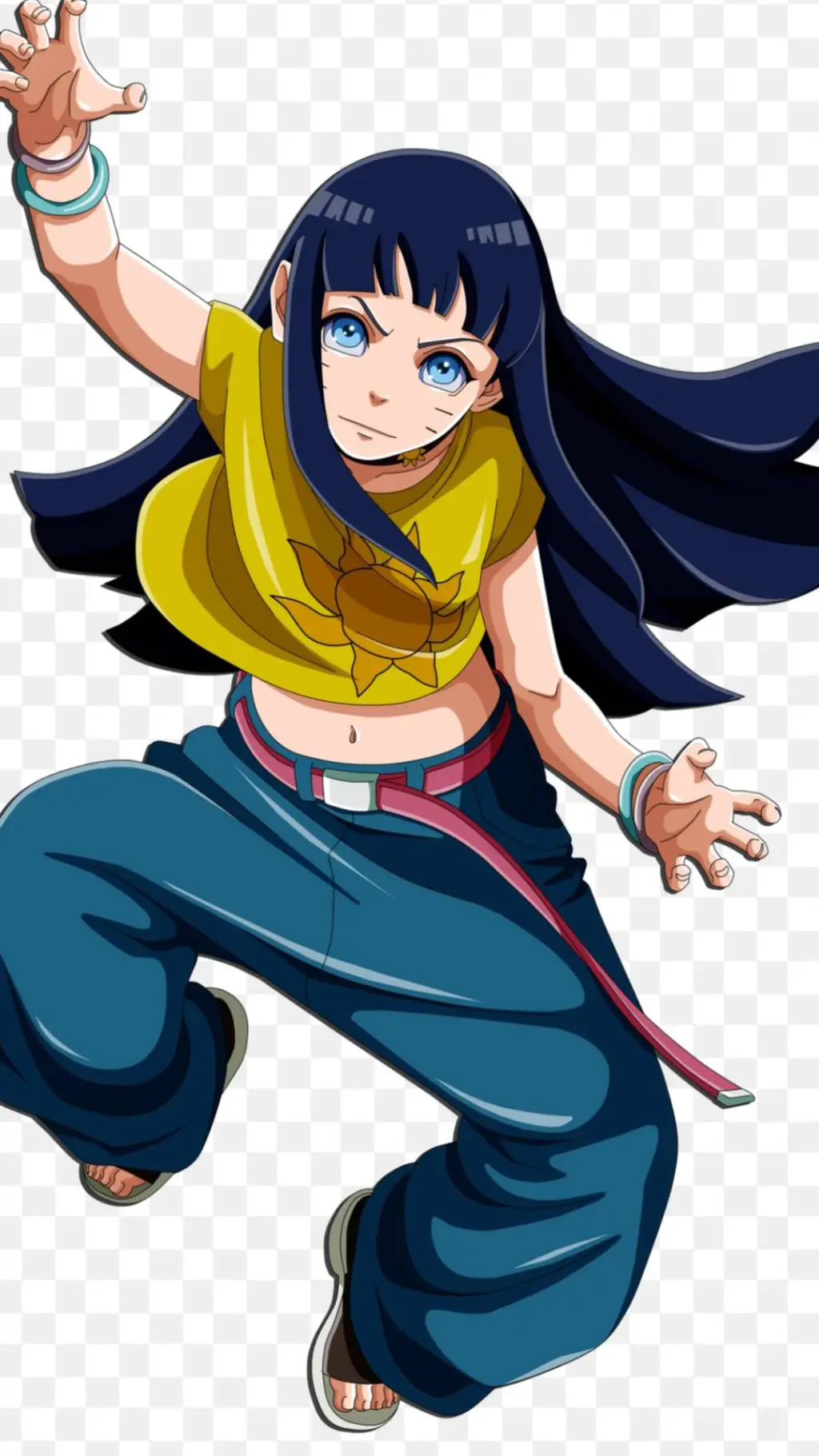 ai character: Himawari Uzumaki background