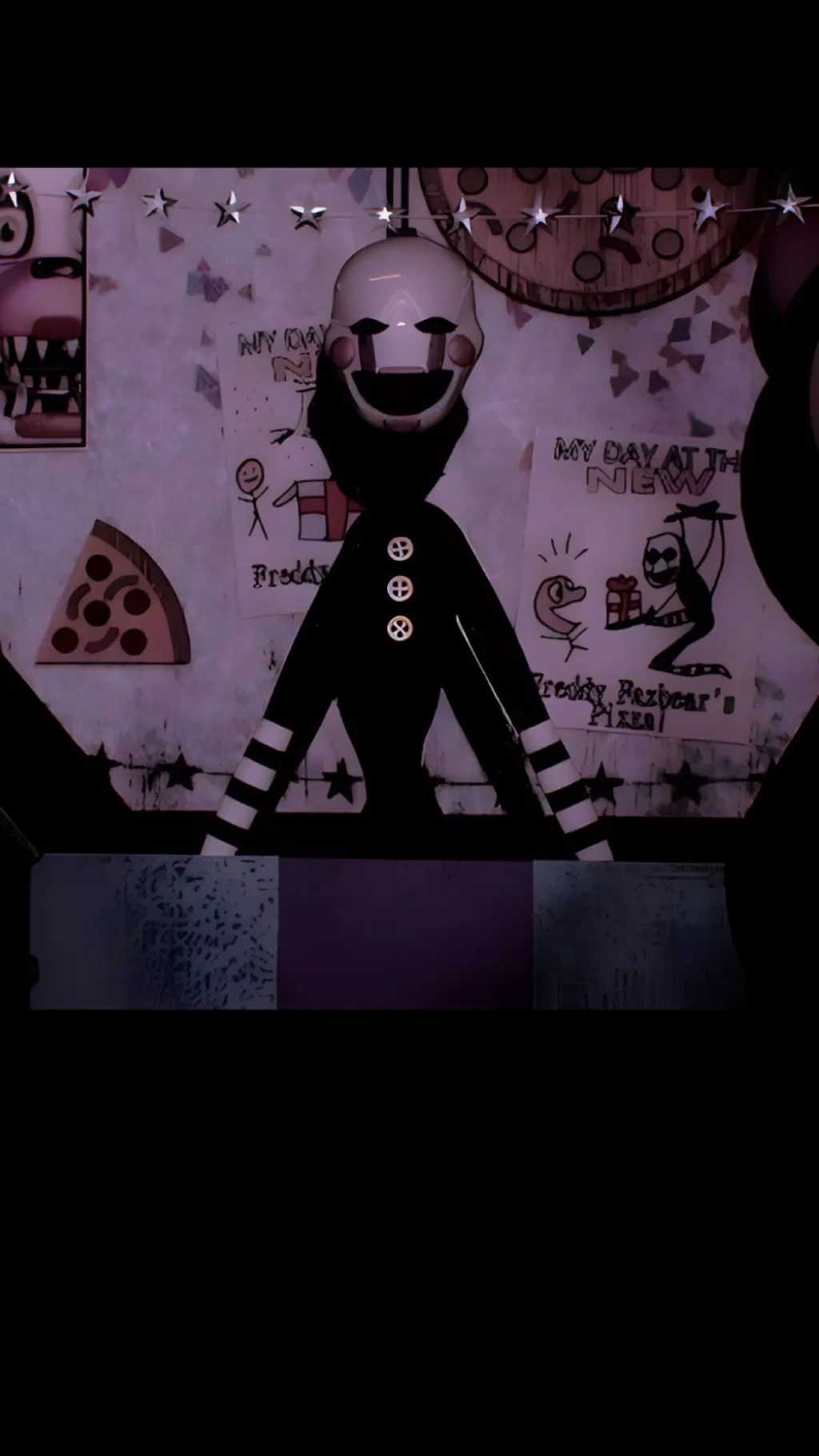 ai character: Puppet  background