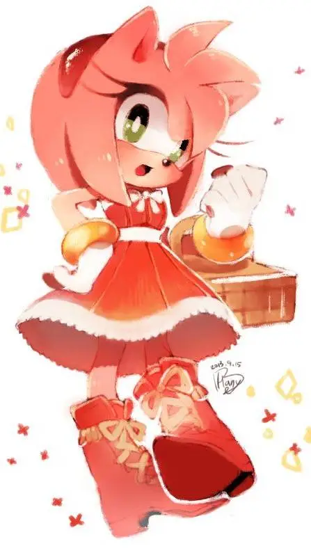 ai character: Amy Rose background