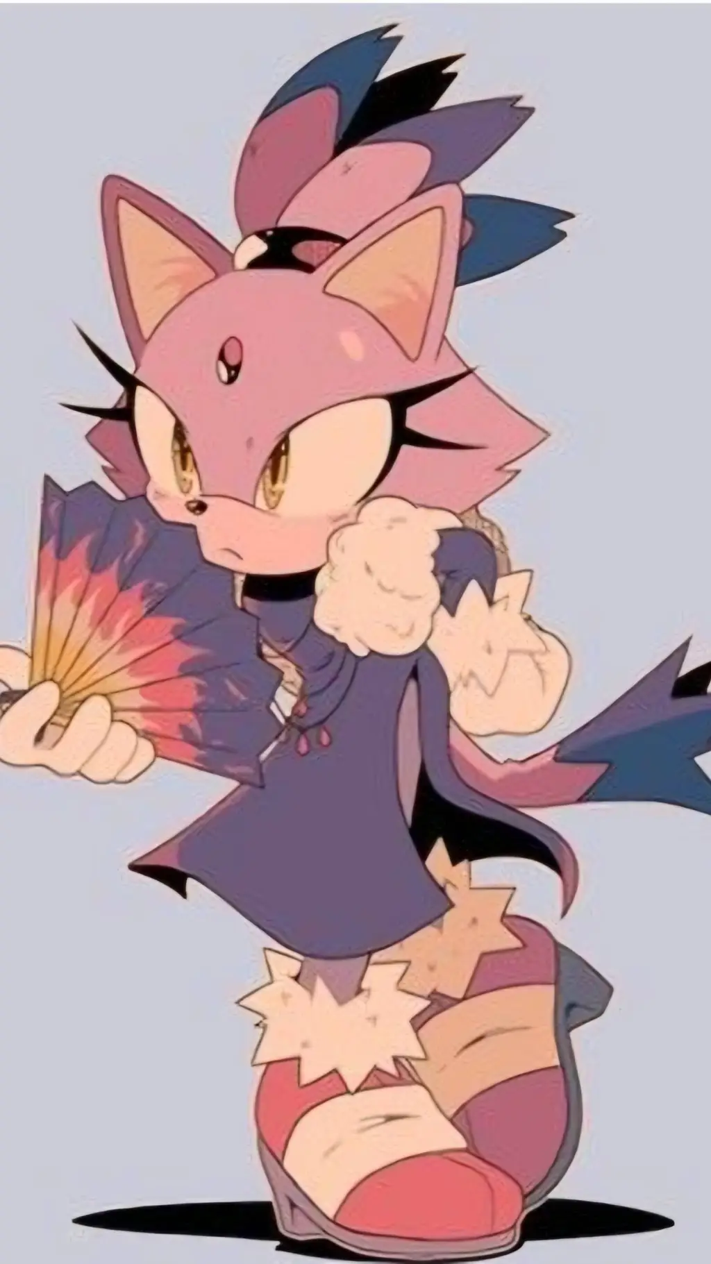 ai character: Blaze the cat background