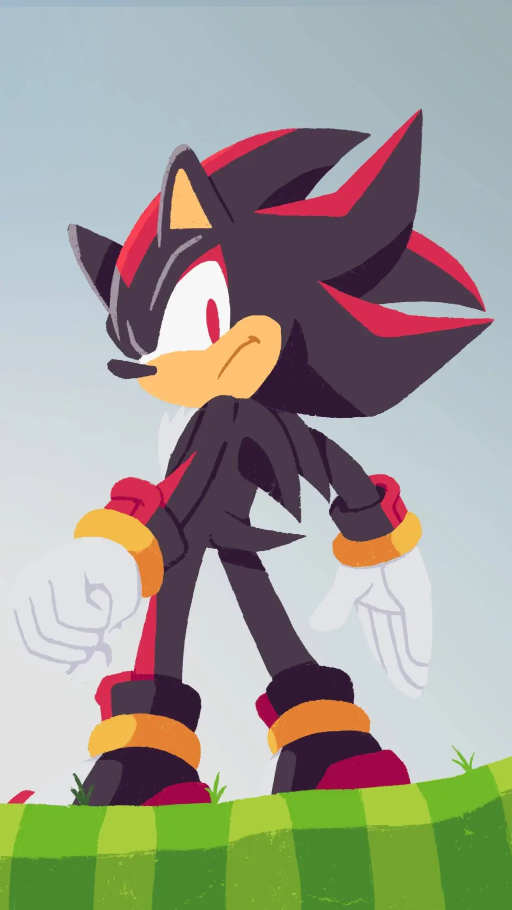 ai character: Shadow T. Hedgehog background